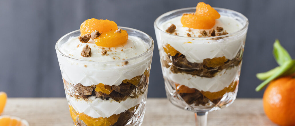 French mandarine dessert